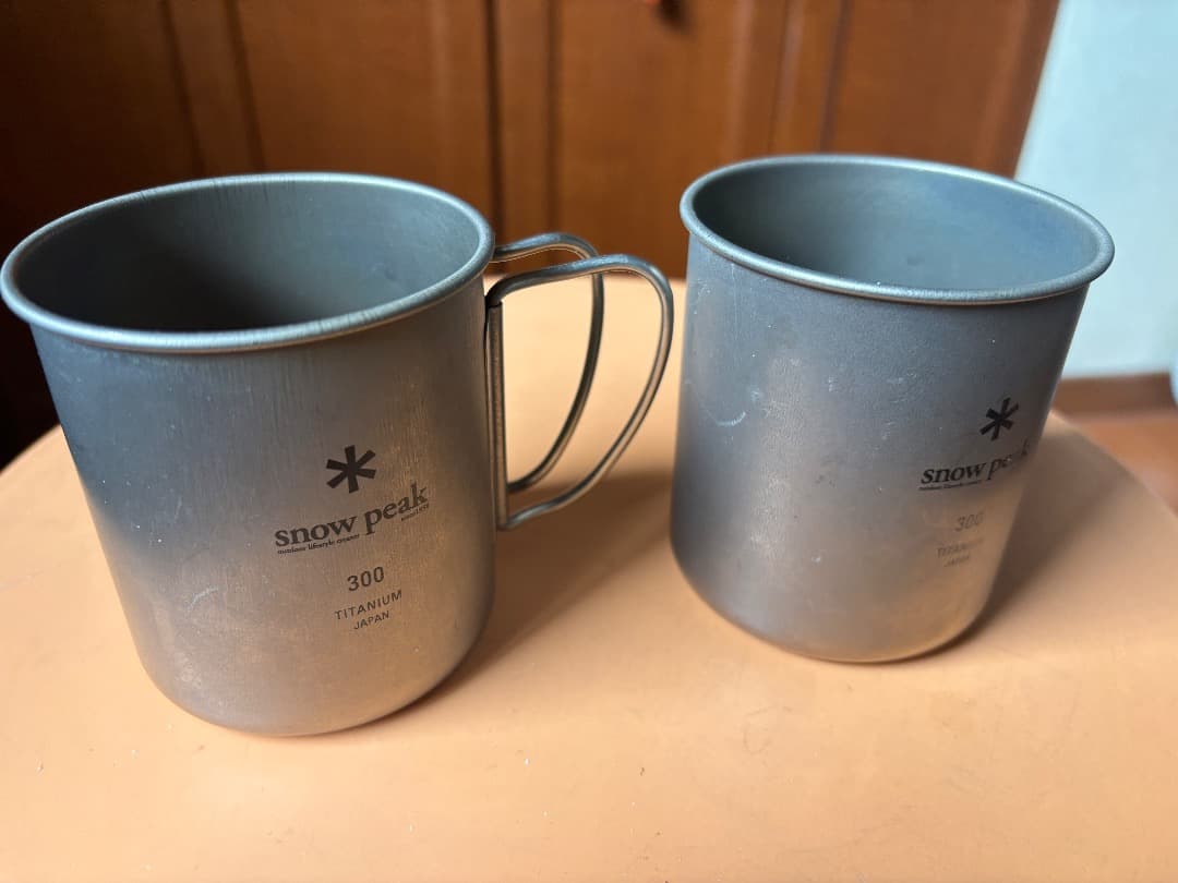 スノーピーク チタンシングルマグ300 (廃盤)フタ リッド 2個セット