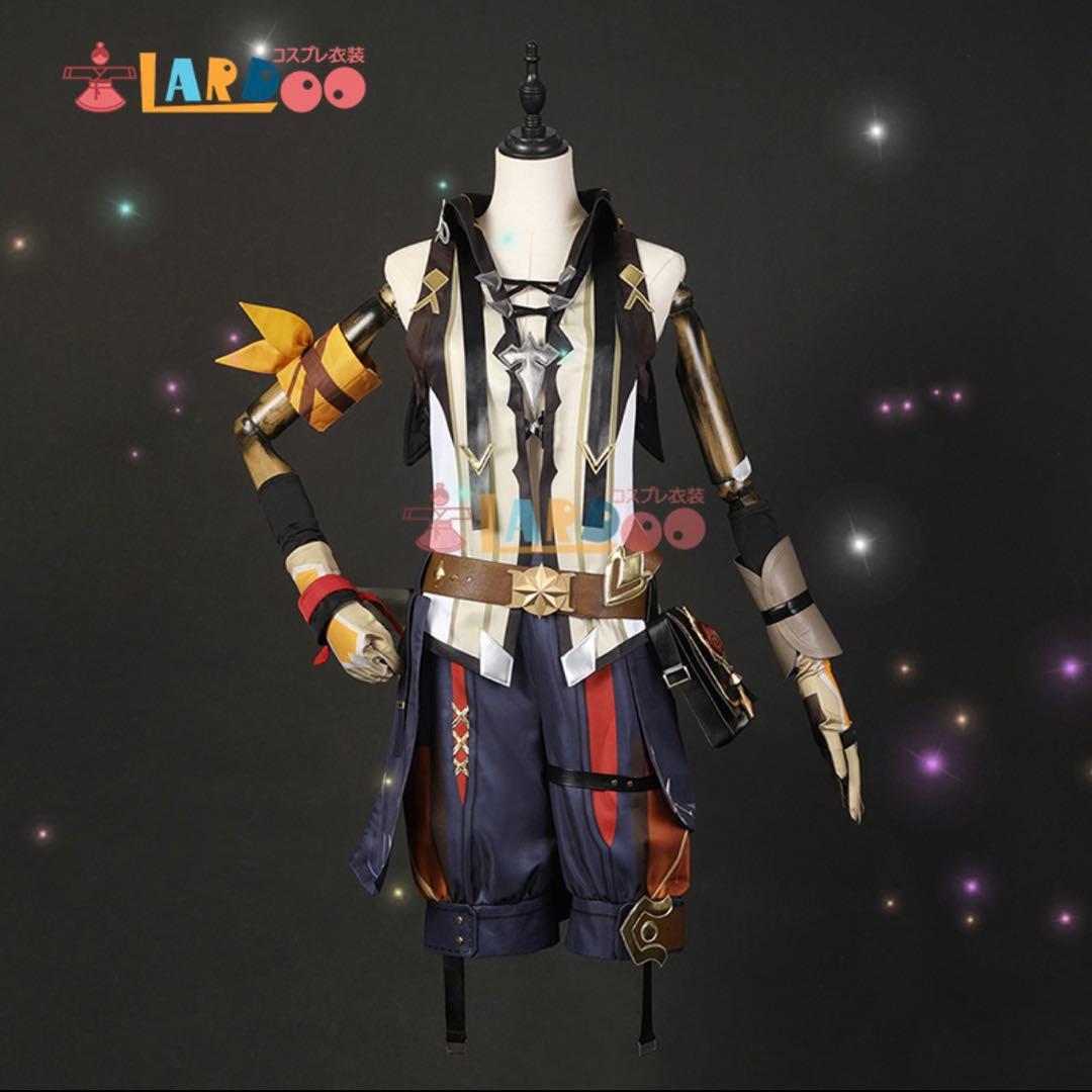 LARDOO コスプレ 衣装 原神 ベネット xs