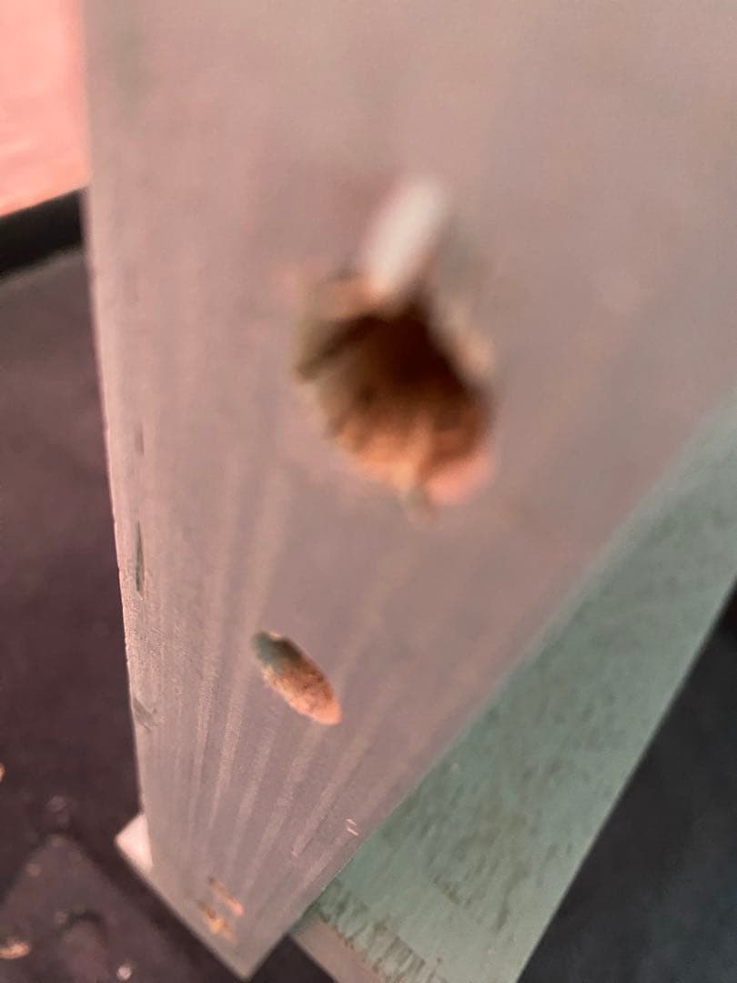 【引き取り限定】クイーンサイズベッドフレームのみ　シャビーシック