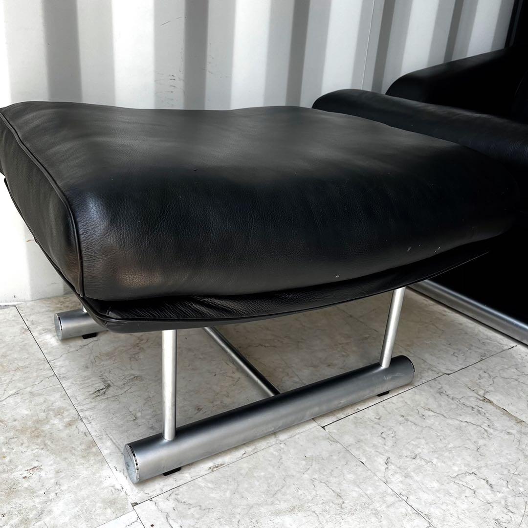 取付無料！ロルフベンツ 6500 総本革 ブラックモダン高級リクライナーソファ✨
