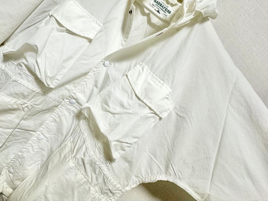 SASSAFRAS Digs Crew Bud Jacket ホワイト S