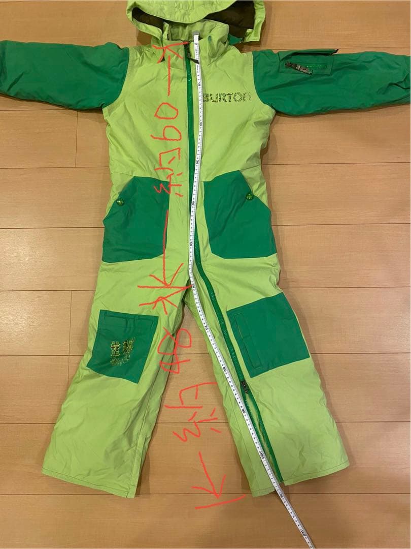 Burton 子供用 スノーボードウェア 緑