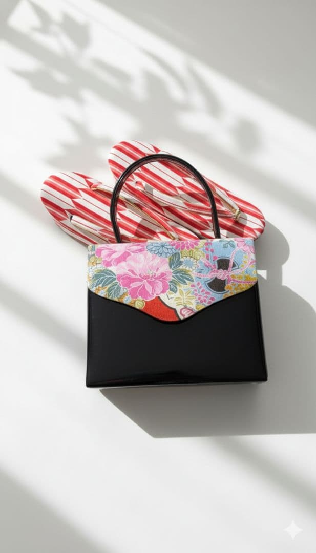 7歳　きららあんふぁん　紫牡丹　七五三　お着物フルセット　アンティーク