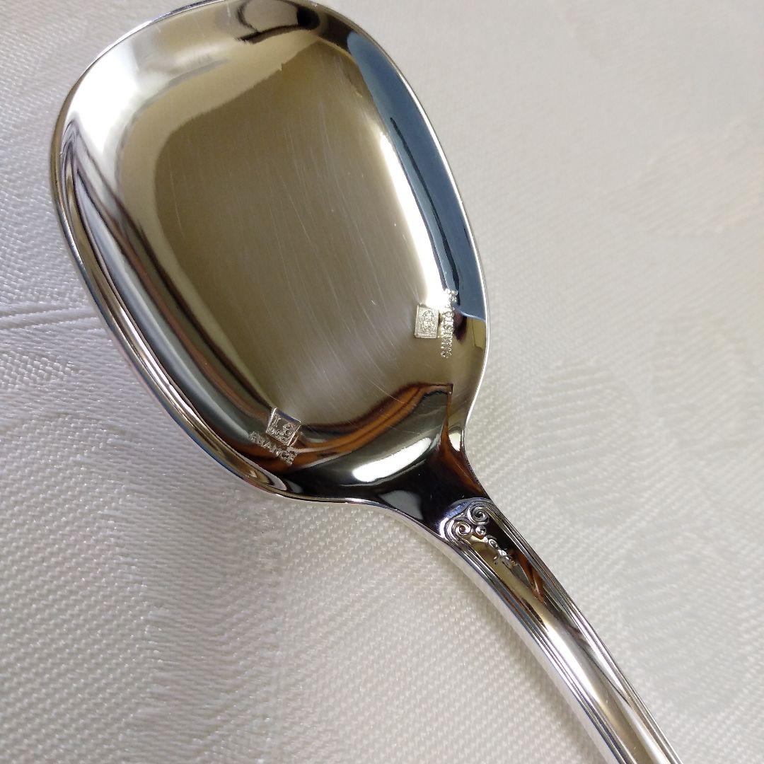 最終価格❗CRISTOFLEアルビ/シルバーコーティング・アイスクリームスプーン