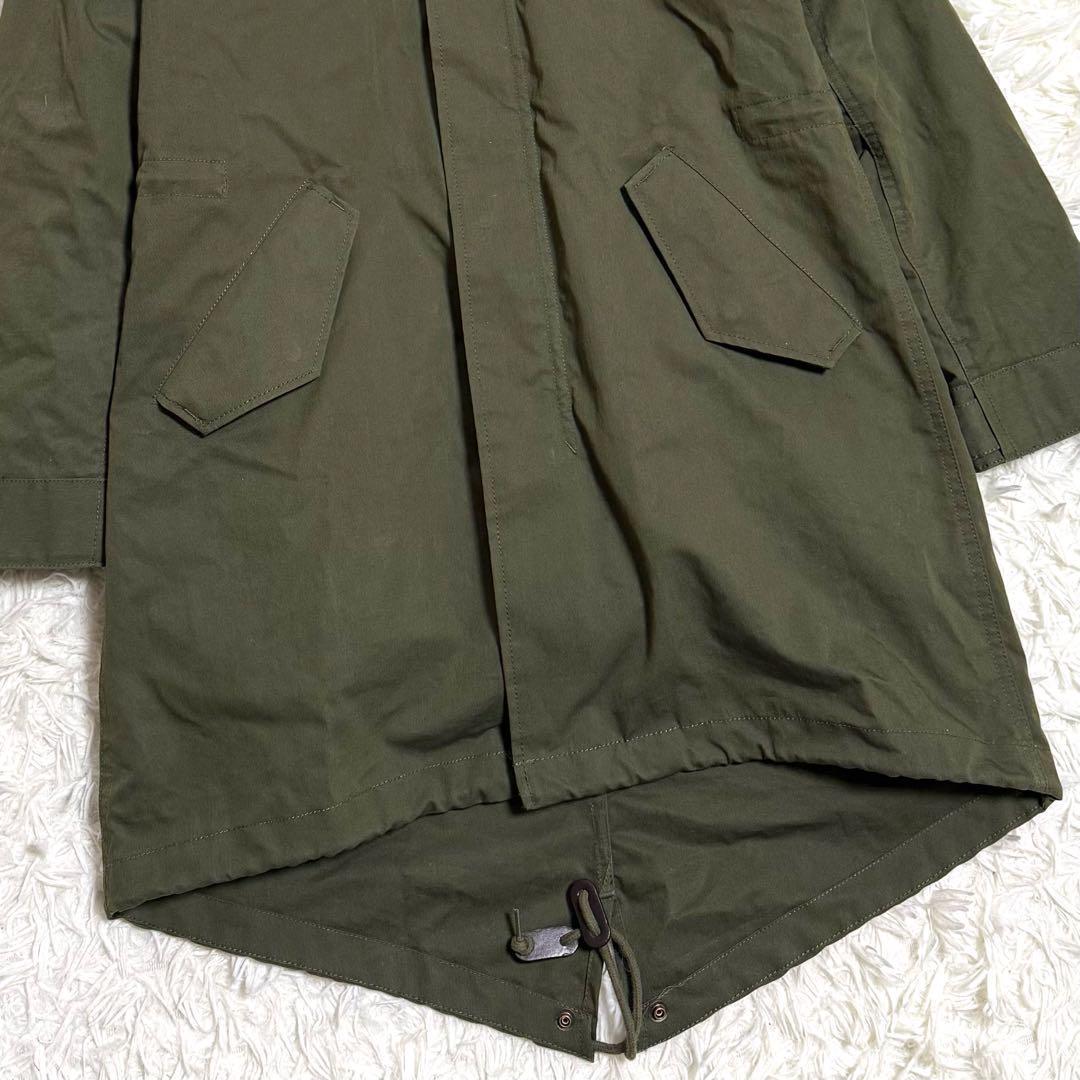 FRED PERRY モッズコート M51 ラクーンファー ボアライナー カーキ