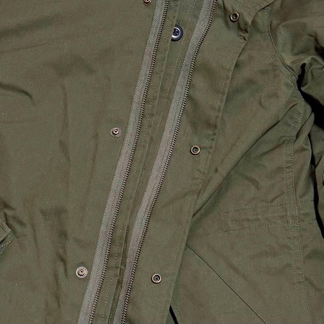 FRED PERRY モッズコート M51 ラクーンファー ボアライナー カーキ