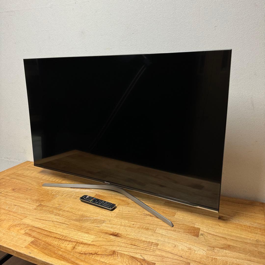 ハイセンス 55V型 4Kチューナー内蔵 液晶テレビ 55U7E 動画アプリ○