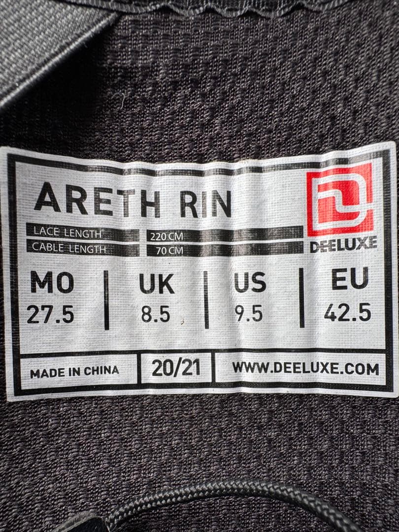 スノーボード DEELUXE ARETH RIN 27.5cm