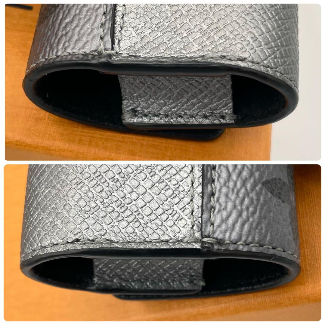 極美品/鑑定済★ルイヴィトン　タイガラマ LV イヤホンケース　M77285