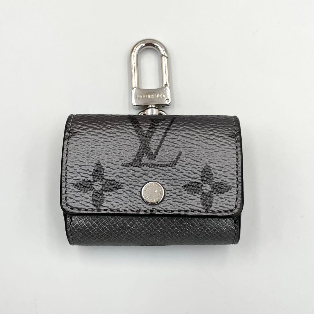 極美品/鑑定済★ルイヴィトン　タイガラマ LV イヤホンケース　M77285