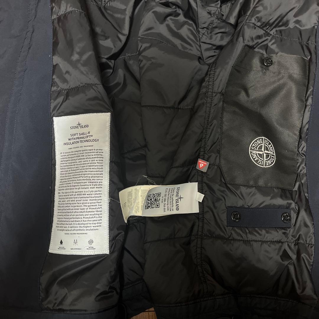 STONE  ソフトシェルプリマロフトジャケット　ナイロンジャケット