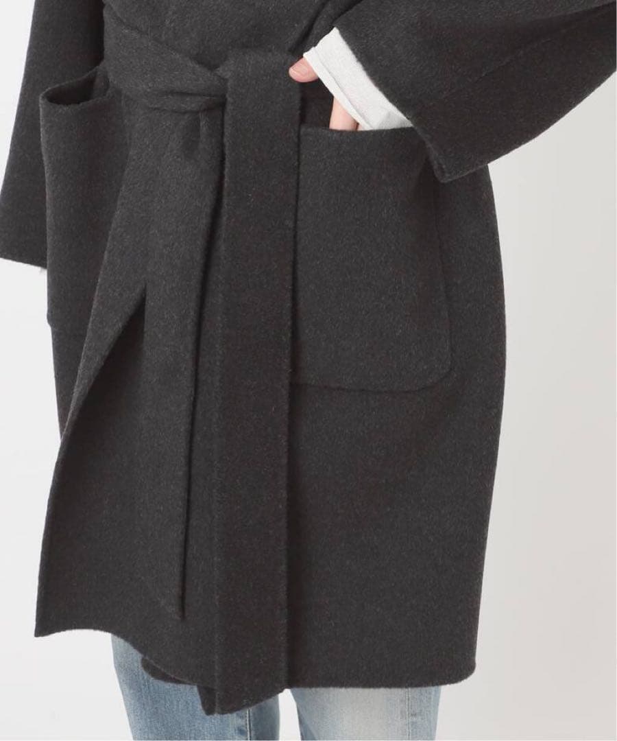 【25AW】FRAMeWORK SUPER160’s フーディショートコート