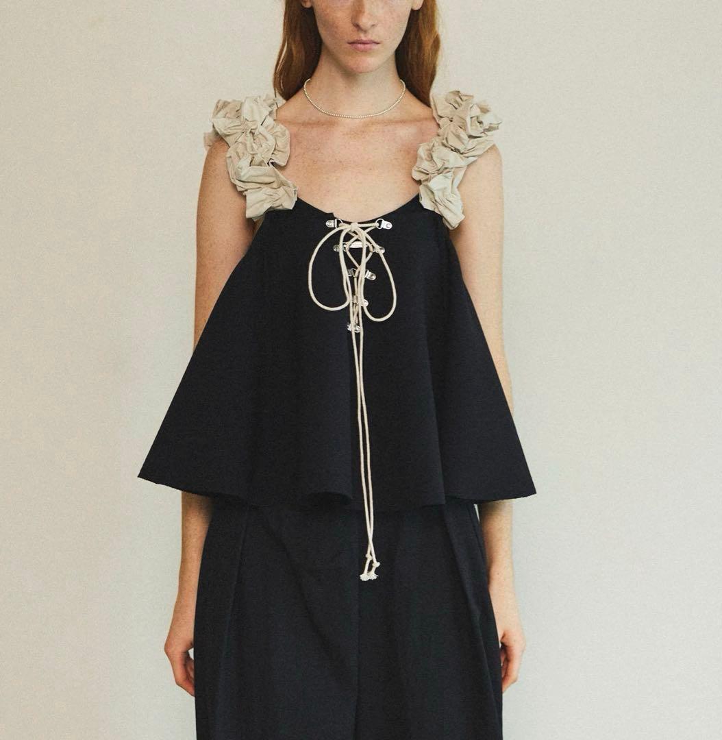 トップス MAISON SPECIAL Flower Strap 2way Tops