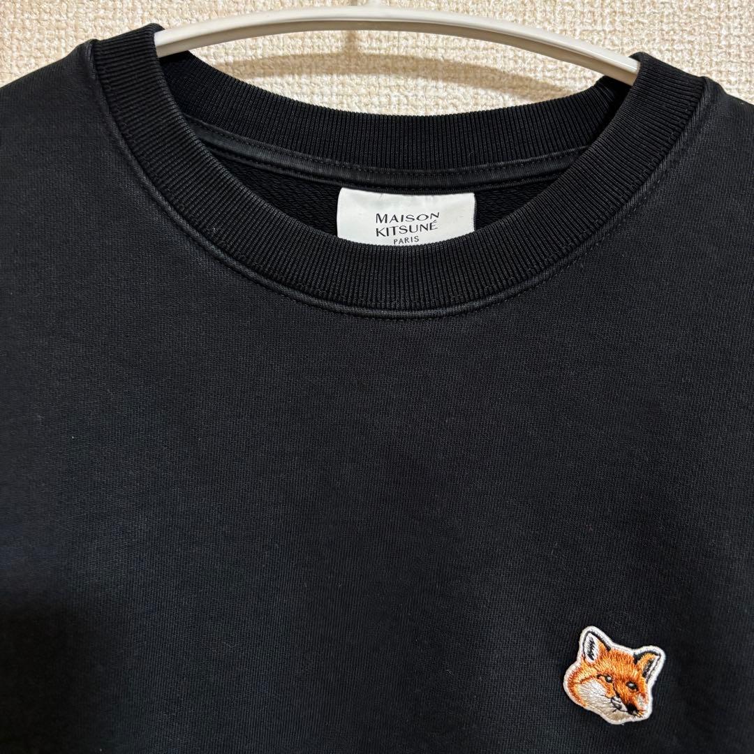 メゾンキツネ メゾンキツネ スウェット トレーナー S レディース ブラック