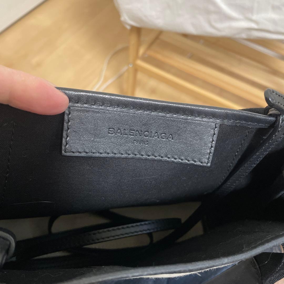 BALENCIAGA ネイビーカバス XS トートバッグ ショルダー 2WAY