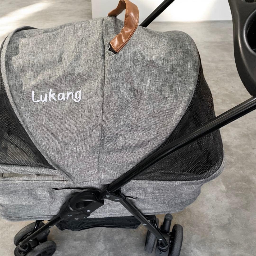 極美品　Lukang ペットカート グレー 3モード　26ソ133