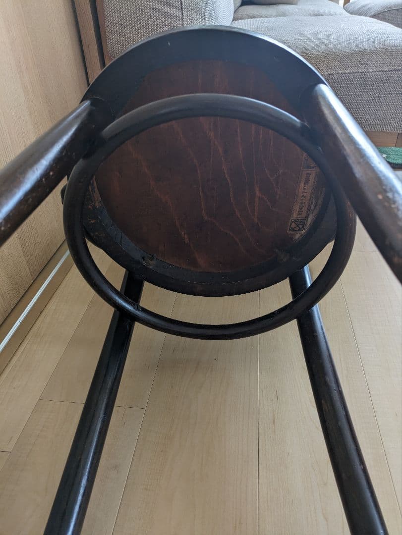 アンティークチェア　ビンテージ　イギリス　ダイニング椅子　曲木