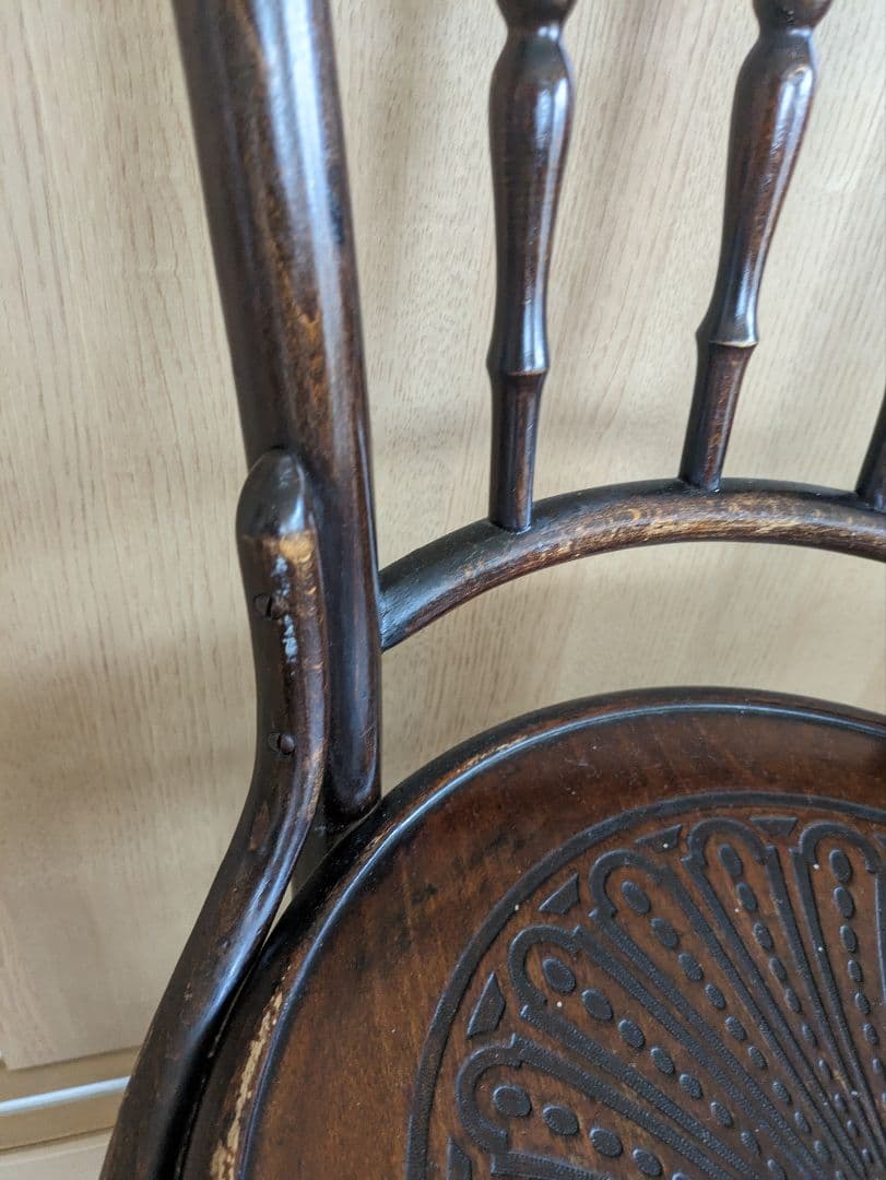 アンティークチェア　ビンテージ　イギリス　ダイニング椅子　曲木