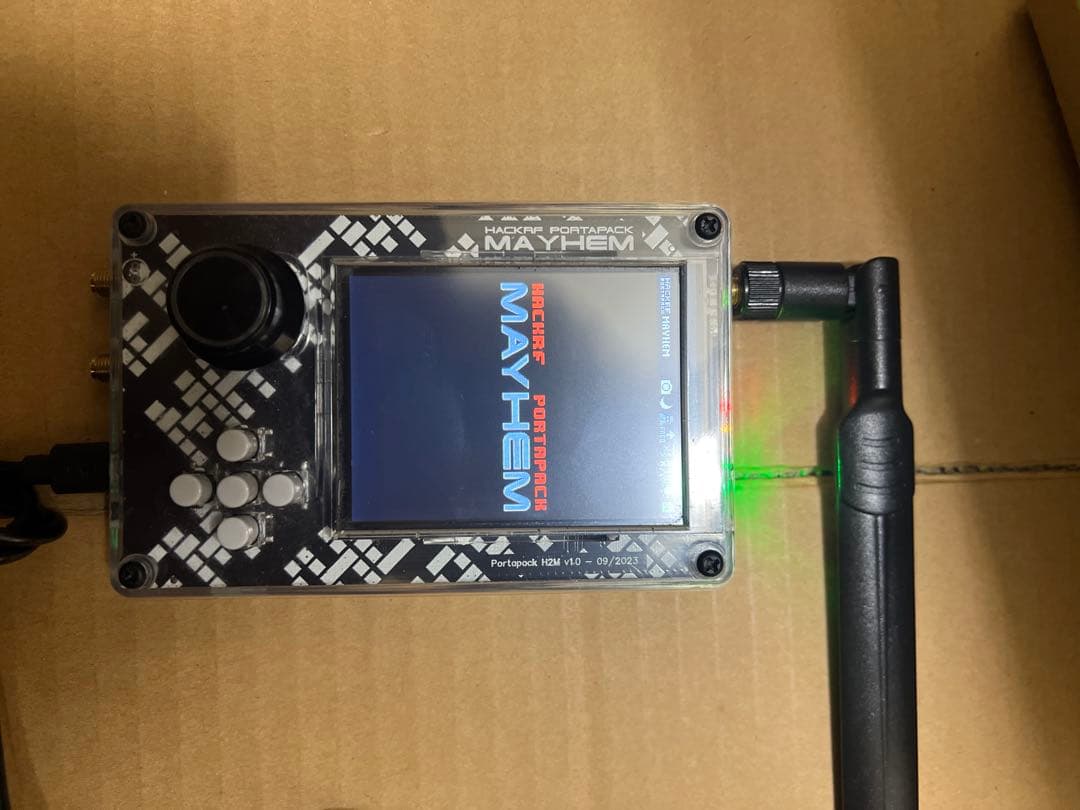 HACK RF MAYHEM 信号受信機 カラー液晶