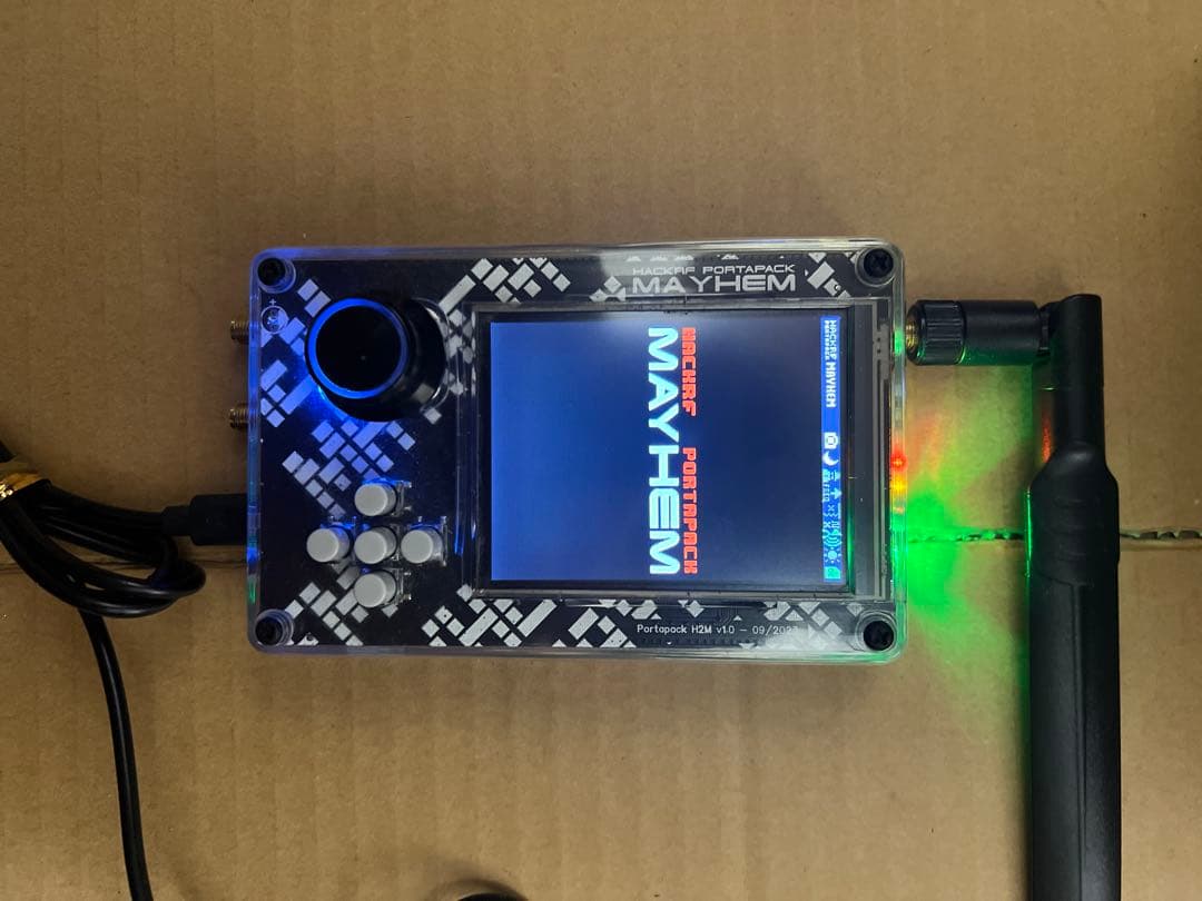 HACK RF MAYHEM 信号受信機 カラー液晶