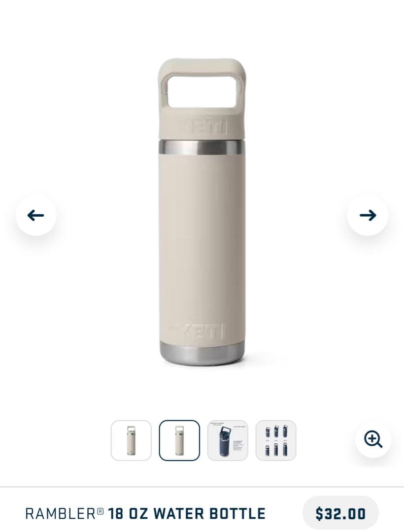 弁当箱・水筒 YETI Rambler 18 oz Water Bottle