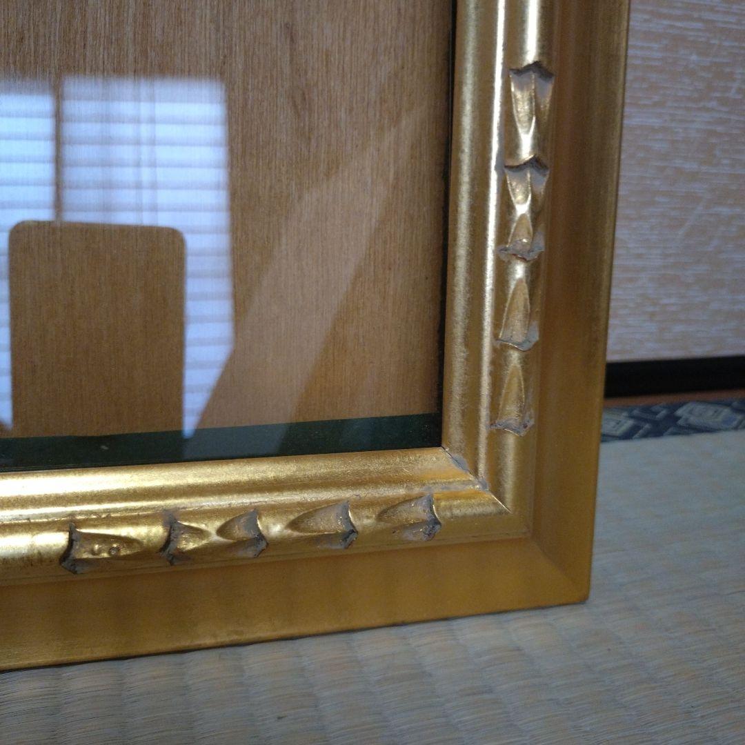 金色の装飾的な油彩額縁M15④