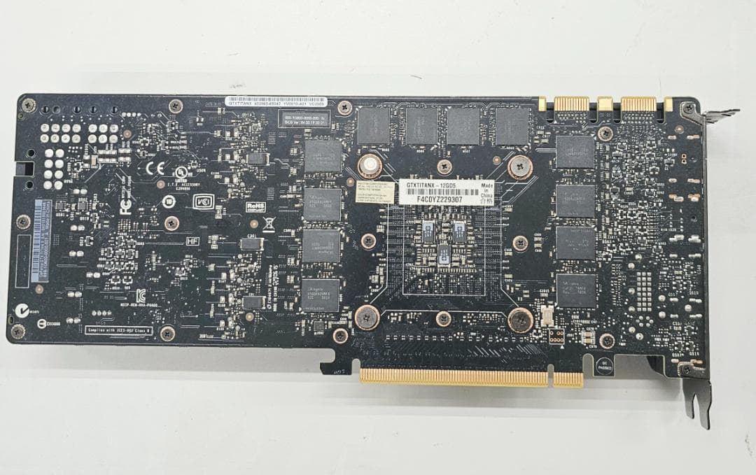 NVIDIA GeForce GTX TITAN X 12GB DDR5 動作品