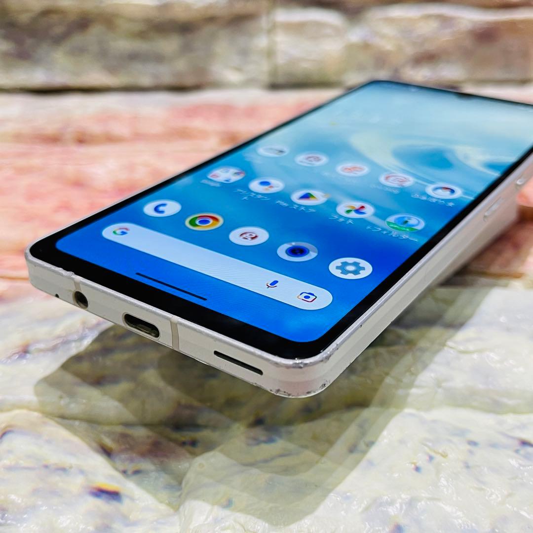 SIMフリー AQUOS sense6 128GB シルバー 電池良好