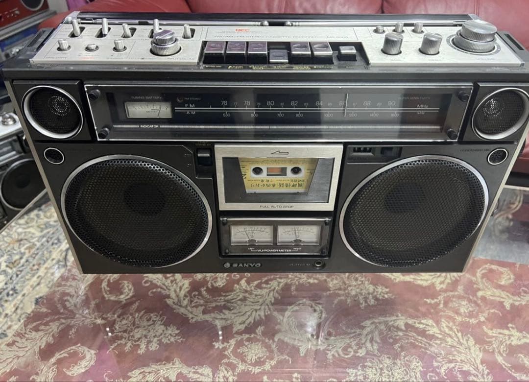 希少SanyoサンヨーMR-9600ラジカセ昭和レトロメンテナンス済み中古動作品