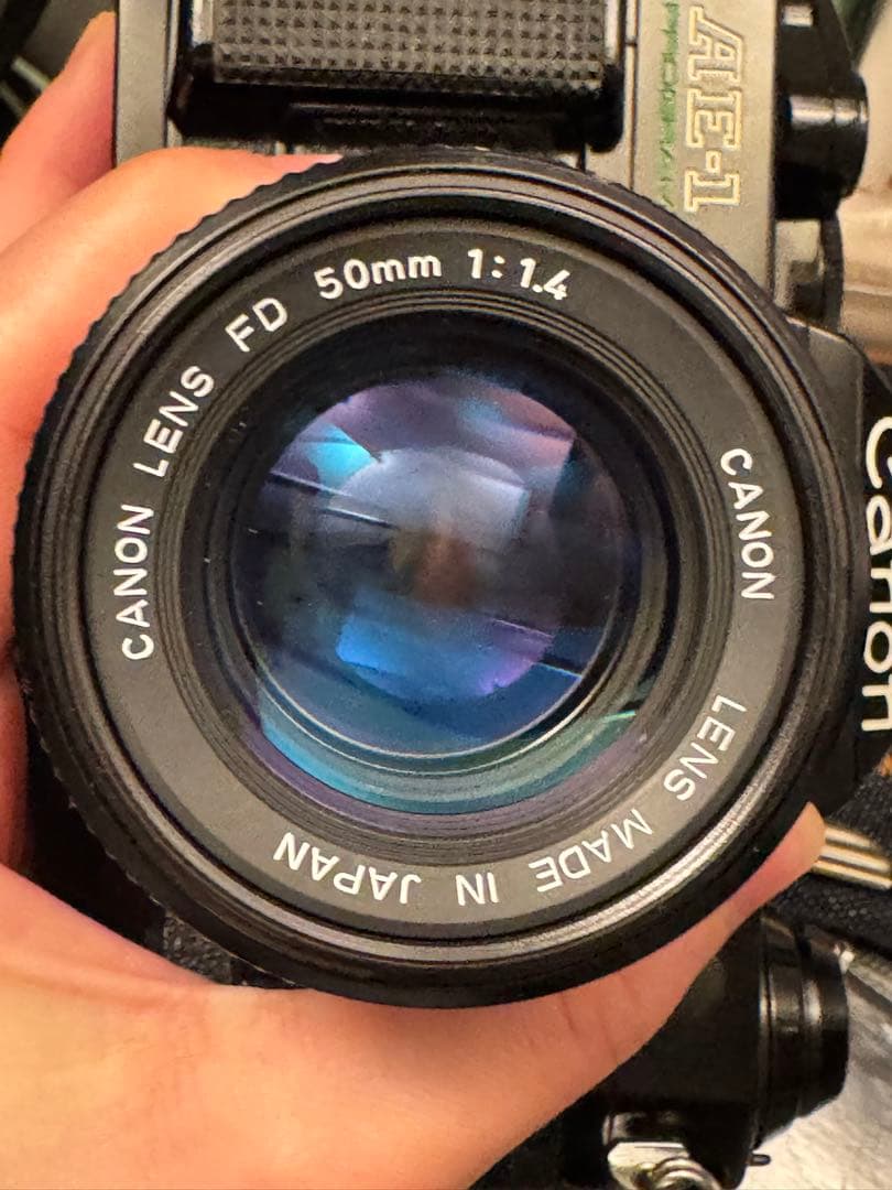 CANON AE-1 PROGRAM フラッシュ、レンズ付き