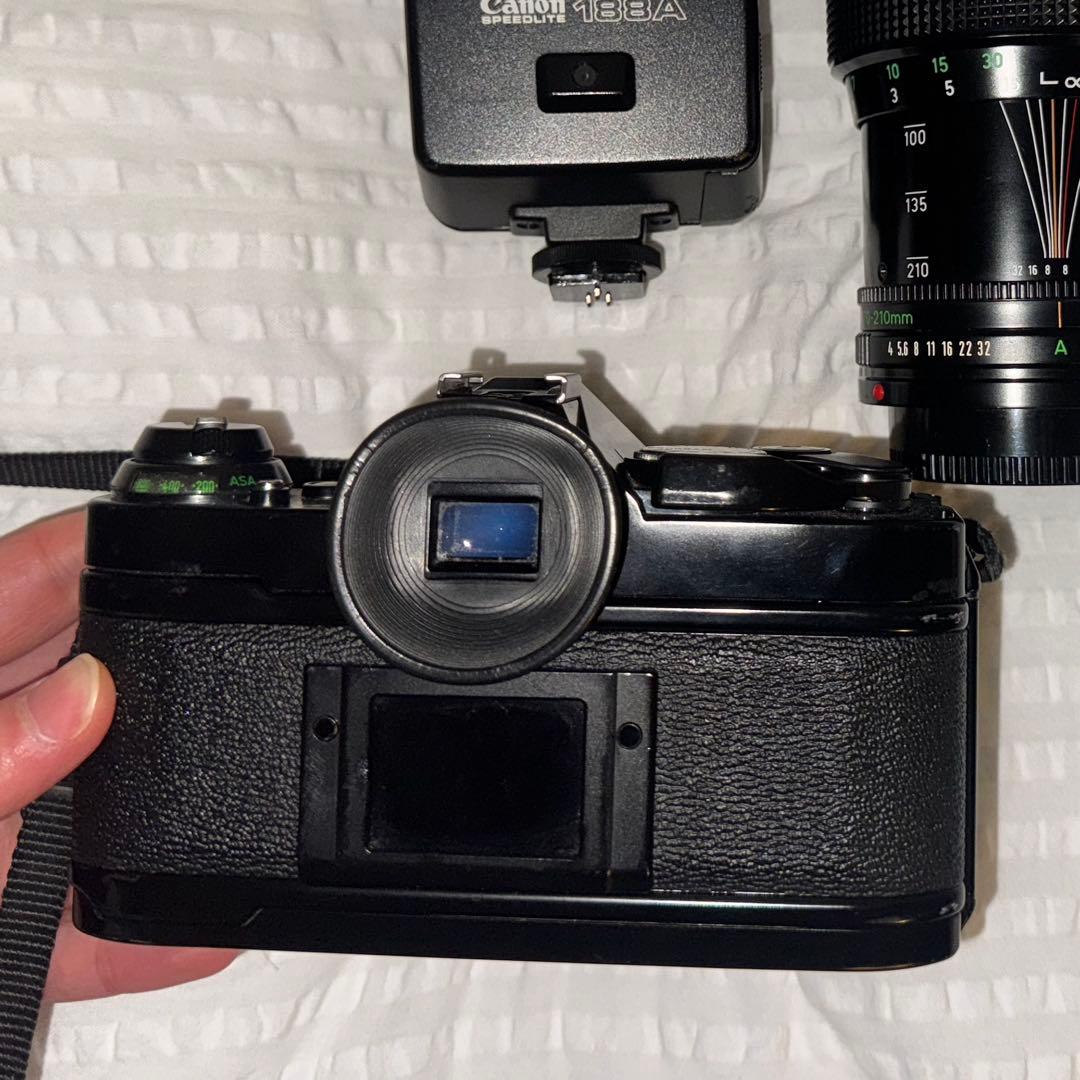 CANON AE-1 PROGRAM フラッシュ、レンズ付き