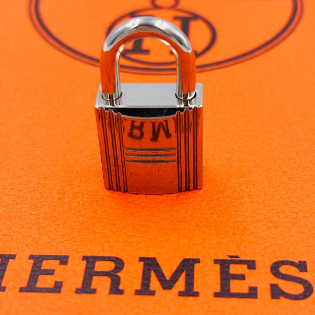 エルメス HERMES カデナ/南京錠 鍵セット No.51 シルバー 美品