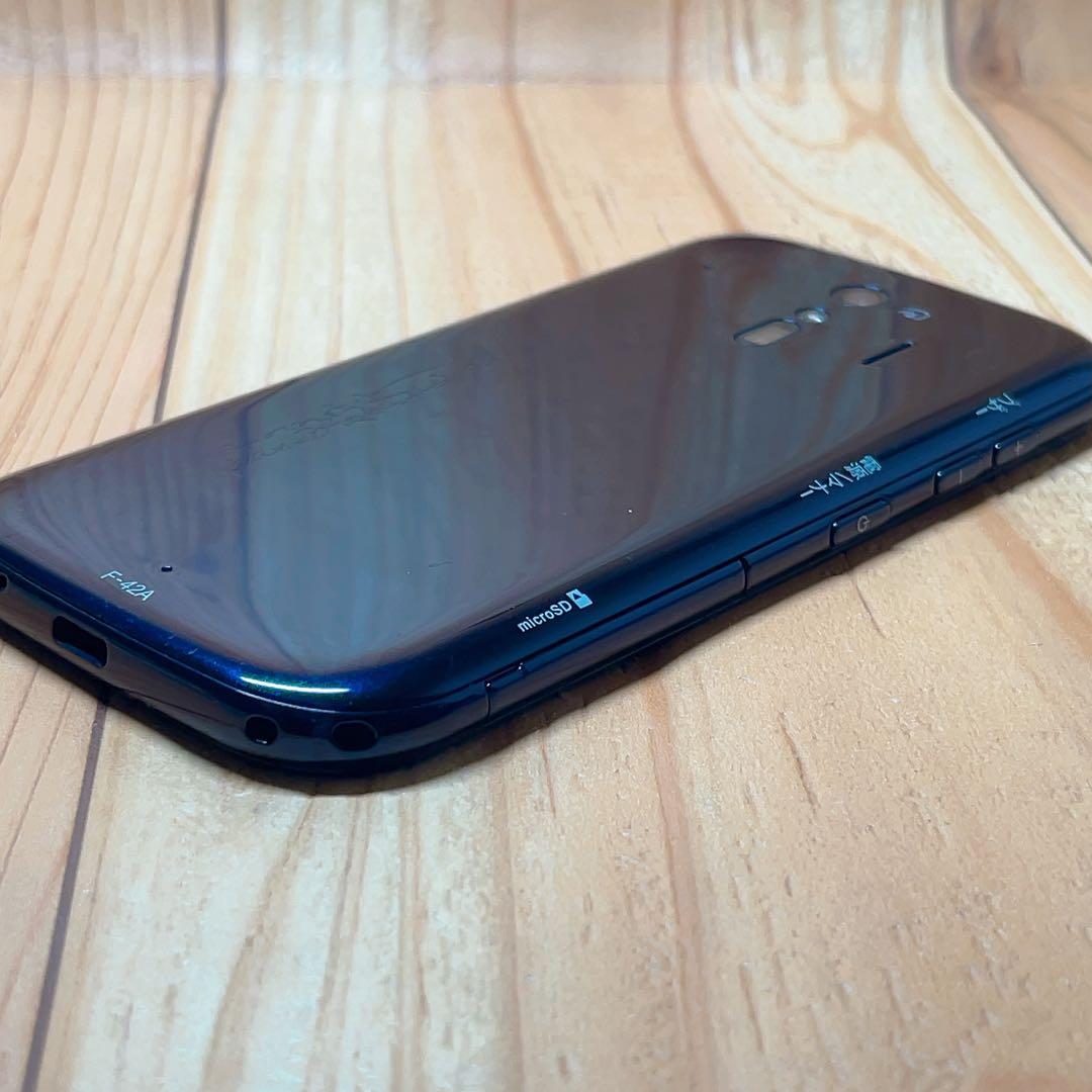 SIMフリー 本体 らくらくスマートフォン 32 GB 167G4 ネイビー