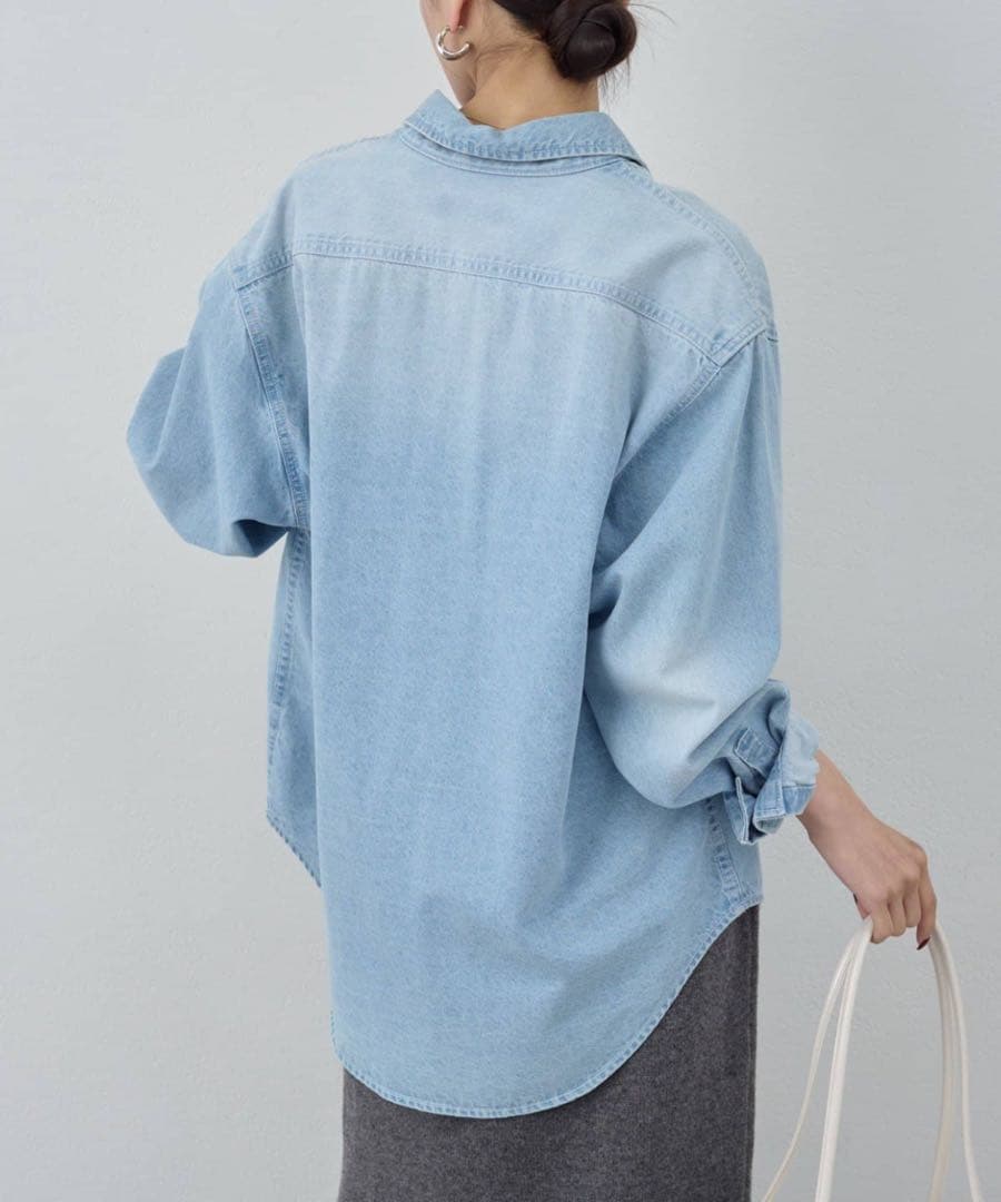 美品✨ ガリャルダガランテ 2024 デニムシャツ 定番 こなれ 程よいゆとり