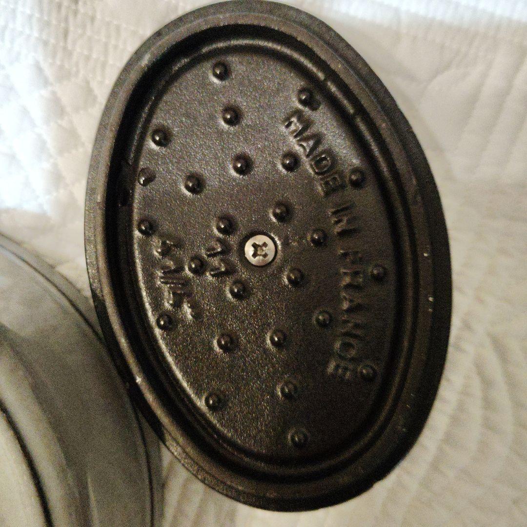 ストウブココットオーバルグレー11cm2個