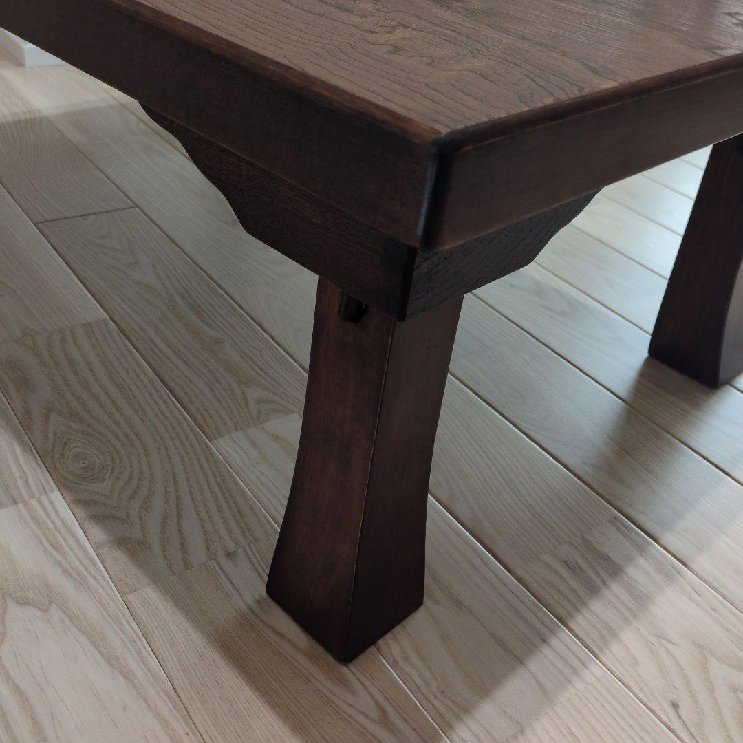 【漆塗り 和家具 テーブル】脚折りたたみ