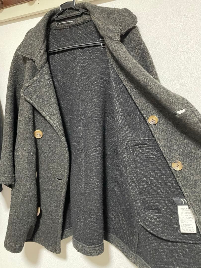 ☆Ｙ's☆ ダークグレー ダブルコート