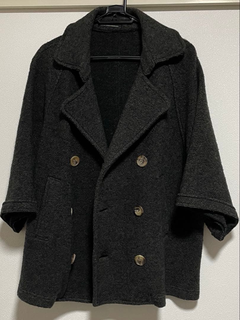 ☆Ｙ's☆ ダークグレー ダブルコート
