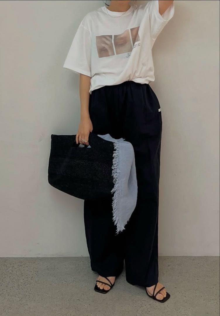 etre tokyo エトレトウキョウ　ランドスケープラフィアバッグ