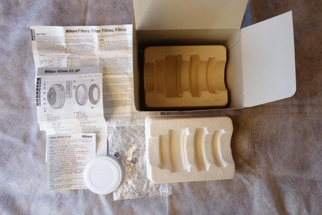 箱付き 美品 AI Nikkor 45mm F2.8P