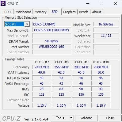 m*o様 CFD販売　DDR5-5600メモリー　16GB×2枚組