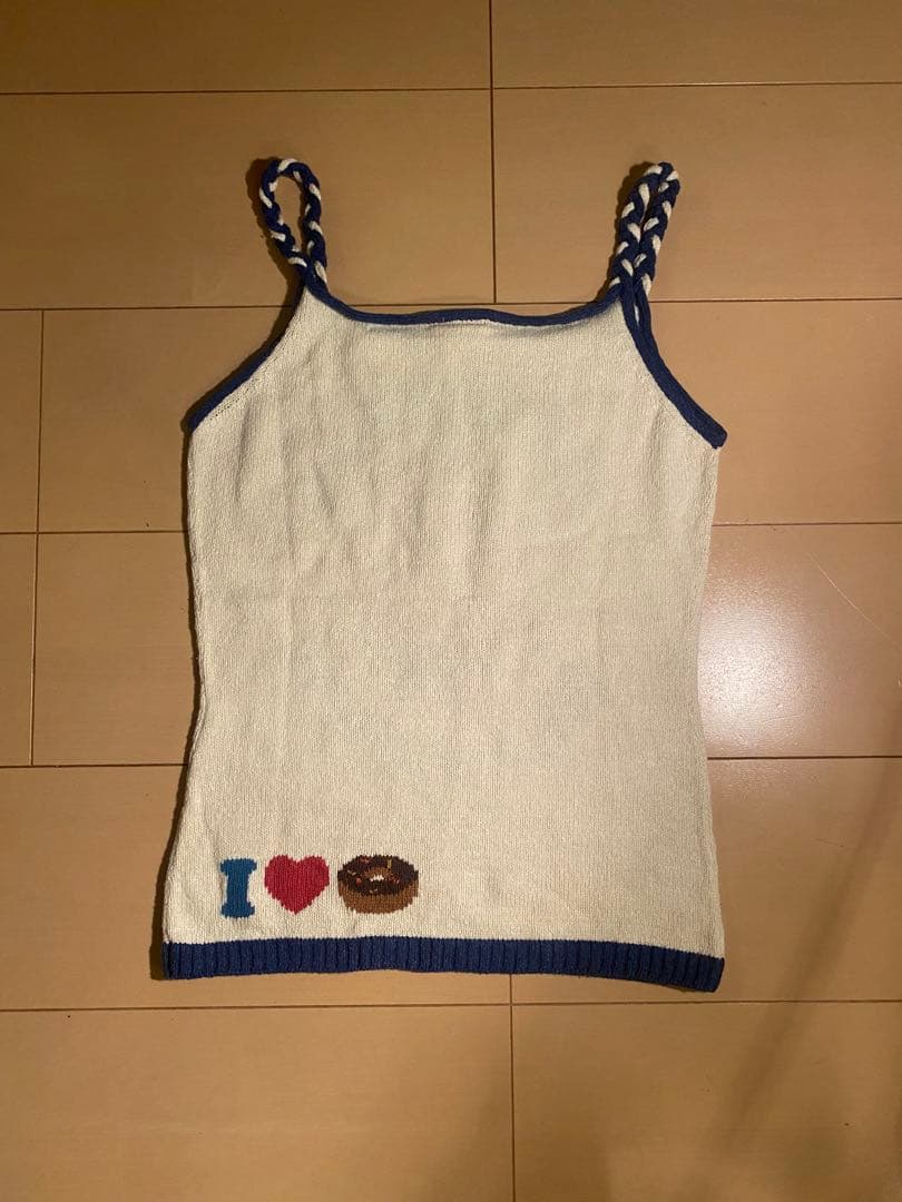 初期　ヒステリックグラマー '90 ピギー　ニットキャミソール　Y2K