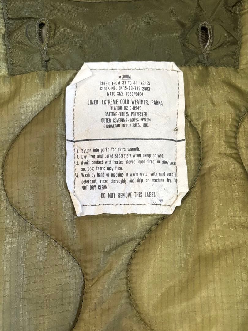 美品　US.ARMY M-65 モッズコート　フィッシュテール　80s M