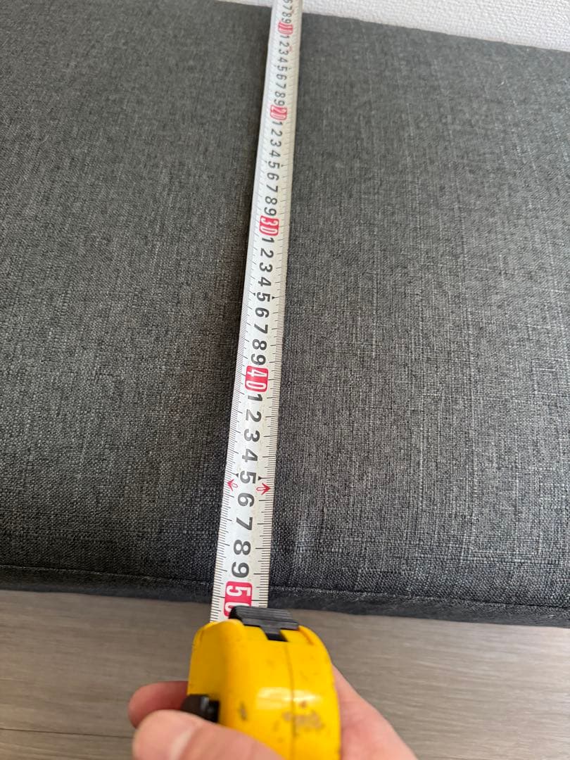 ダークグレー オットマン 60cm x 60cm