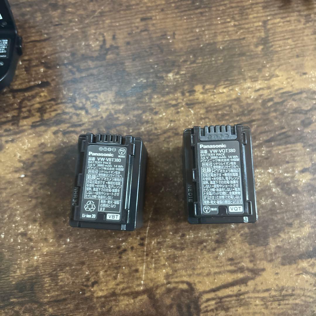 Panasonicデジタル4kビデオカメラHC-WX970M予備バッテリーSD付