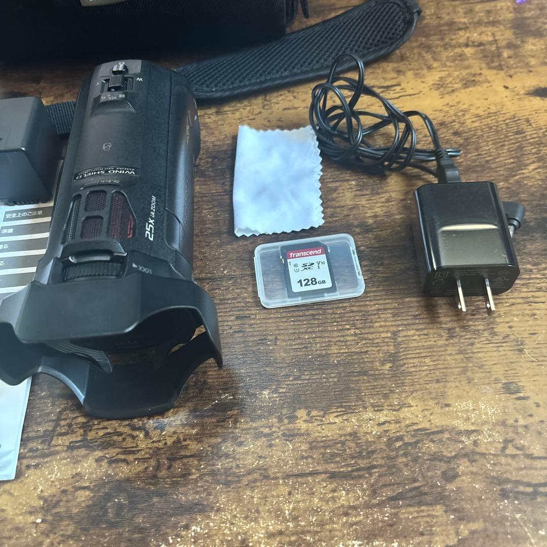 Panasonicデジタル4kビデオカメラHC-WX970M予備バッテリーSD付