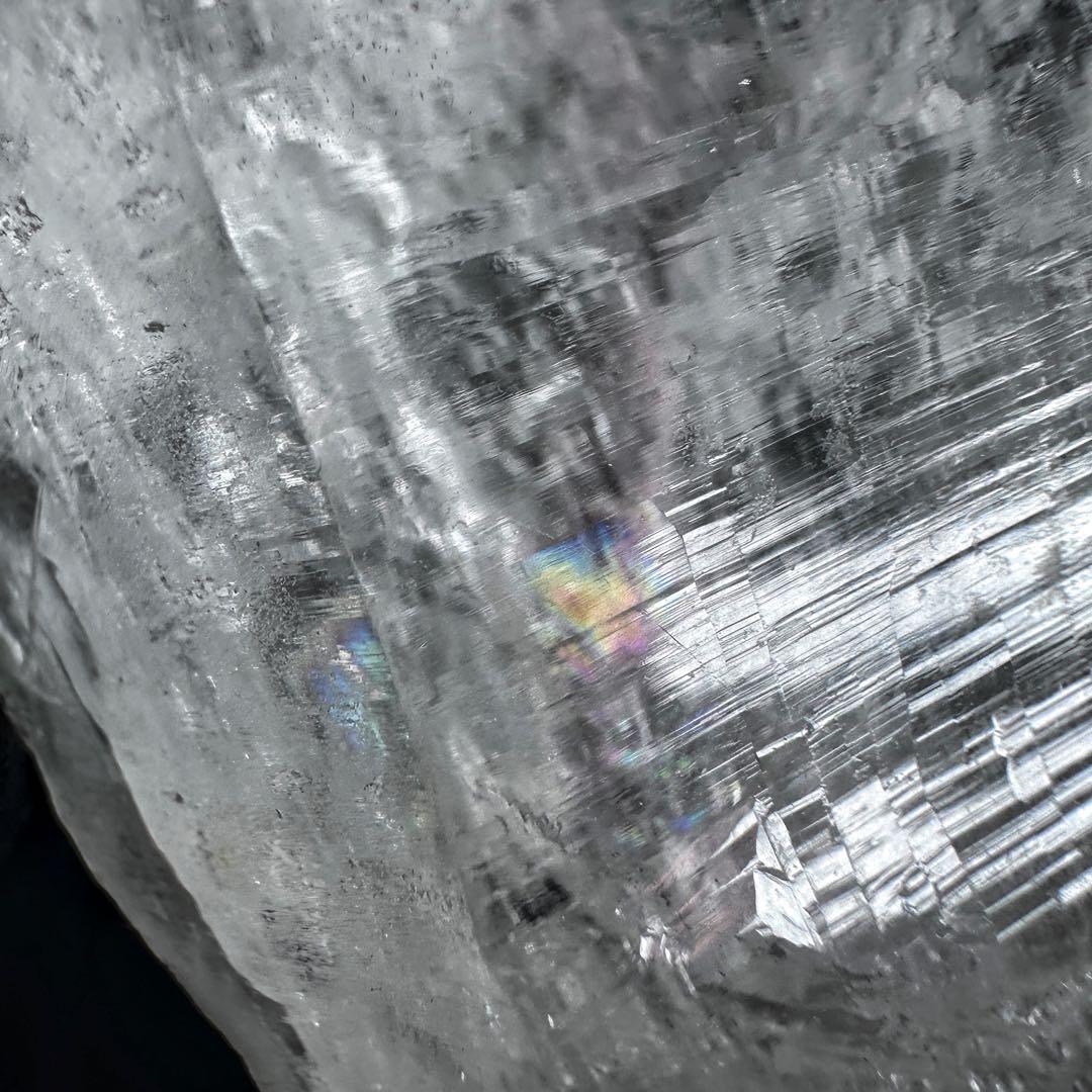 希少貴重マニハール産 高透明ヒマラヤ水晶クラスター クローライト共生A1215