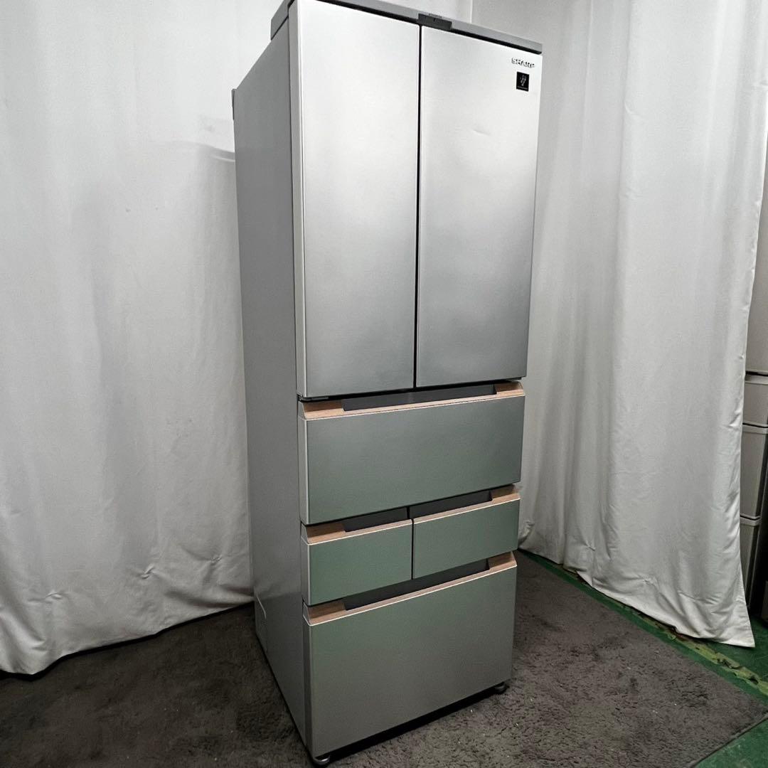 938⭕️冷蔵庫　大型　シャープ　400-500㍑　フレンチドア　安い　設置無料