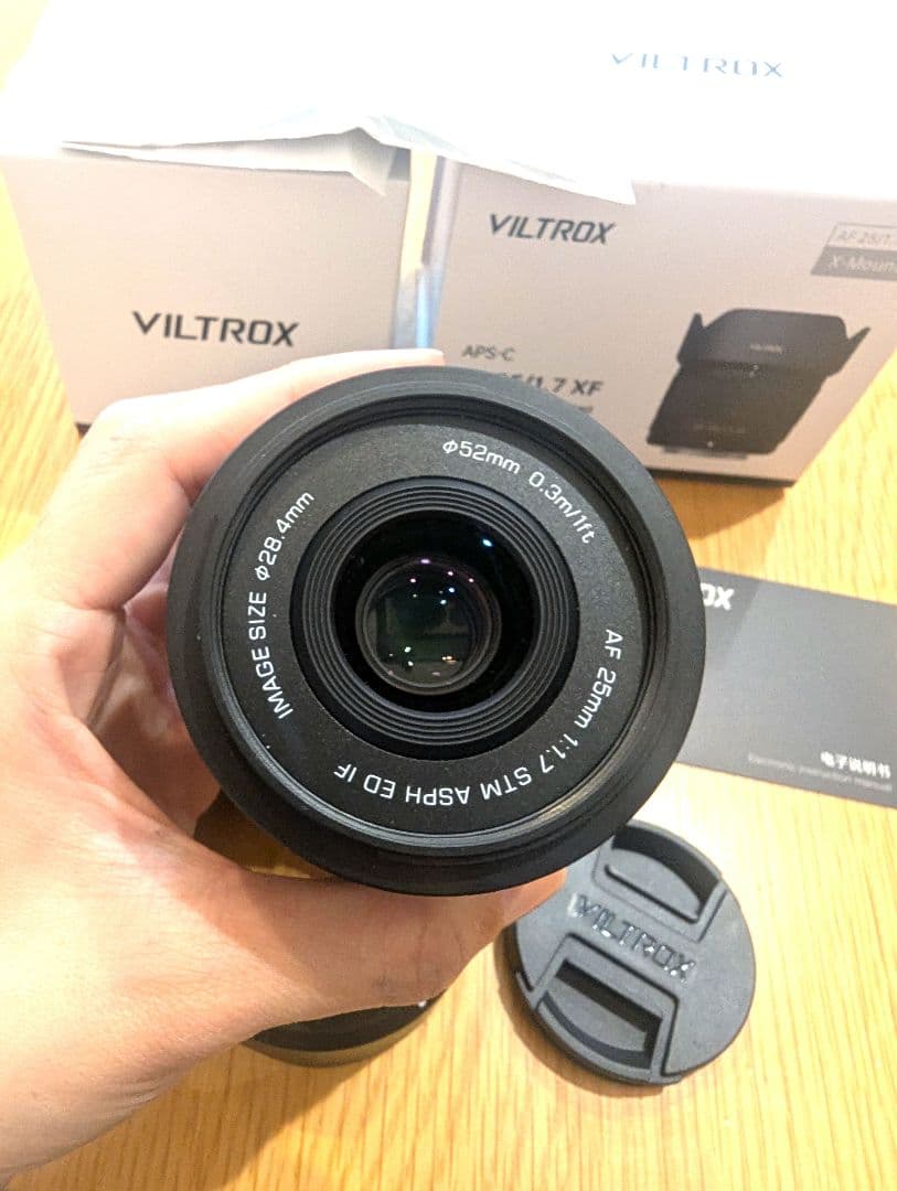VILTROX AF25mm F1.7 XF（富士フイルムXマウント）