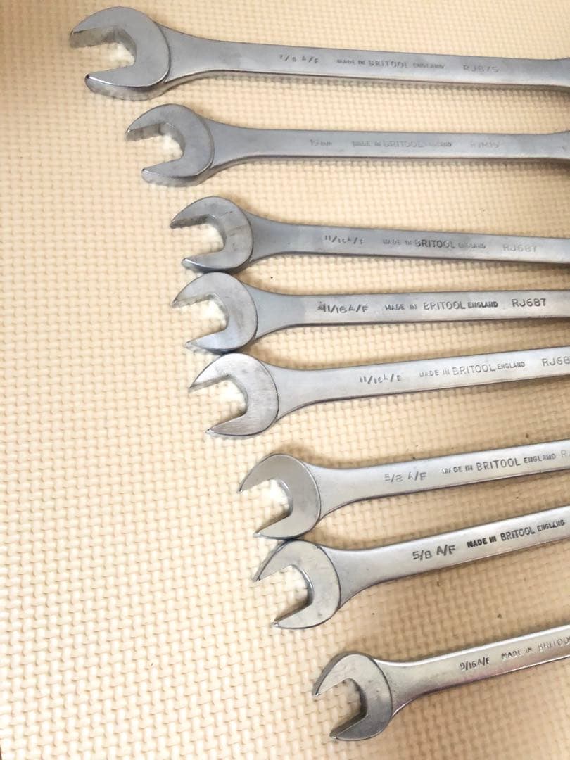 BRITOOL ENGLAND製 レンチ セット まとめ⑲